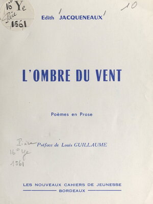 cover image of L'ombre du vent
